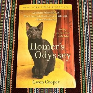 SIGNED BY AUTHOR and CAT 🐈‍⬛ Homer's Odyssey: A Tale of Love and a Black Cat